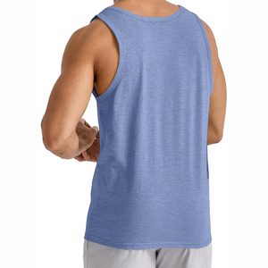 Camiseta sin mangas de gimnasio para hombre al mejor precio, nuevo diseño, informal, de verano, de secado rápido, de punto, ropa activa, ajuste Regular - Product Image 5