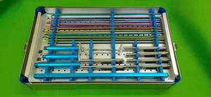 Kit d'instruments orthopédiques élastiques en acier inoxydable pour chirurgie vétérinaire manuelle modulaire de la hanche fémorale CE SurgiRight - Product Image 2