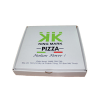 Boîte à pizza personnalisée pour votre entreprise Boîte à pizza ondulée pour garder votre pizza en sécurité tout en la gardant aussi fraîche que possible