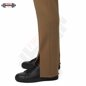 Ensemble de survêtement pour homme en molleton épais de 350 g, sweat à capuche oversize zippé et pantalon de jogging à jambe large, couleurs unies, luxe - Product Image 3