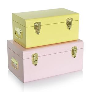 Trending Set of 2 <b>Metal</b> <b>Storage</b> <b>Trunks</b> - Product Image 6