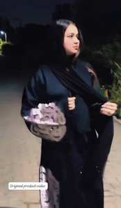 Islamic Elegant Modest Islamic Women's Traditional <b>Muslim</b> Clothing Beautiful Luxurious Abaya Style Dubai-Accessory Included - Product Image 2