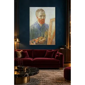 Impression sur toile de l'autoportrait de Van Gogh à l'étable - Product Image 4