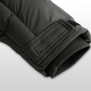 Personalizado al por mayor OEM invierno con capucha bombardero Puffer abajo abrigo Varsity chaqueta Streetwear chaqueta cortavientos para los hombres - Product Image 6