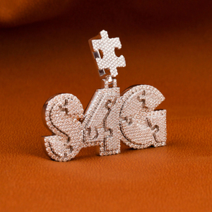 จี้เพชรโมอิสซาไนต์ทรงกลมแบบพิเศษ สไตล์ฮิปฮอป จี้สั่งทำพิเศษ ของขวัญวันครบรอบสำหรับผู้ชาย เงินแท้ 925 - Product Image 3