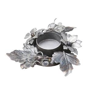 Uniquely Designed Table Top T Light <b>Candle</b> Holder Aluminum with Wooden Base Christmas Occasion Custom Print For Sale - Product Image 4