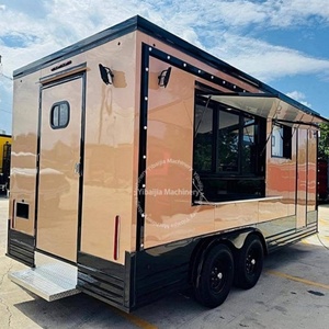 Remorque de camion de nourriture de Chine aux normes américaines Remorque de cuisine mobile <span class=keywords><strong>en</strong></span> acier inoxydable entièrement équipée pour barbecue et restauration rapide - Product Image 2