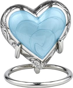 Royal Rapture Heart Urn para cenizas Funeral Memorial Cremación Recuerdo con soporte - Product Image 5