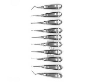 Juego de elevador de luxación Dental profesional de 13 piezas con instrumentos de elevación recta Cryer herramientas de extracción de dientes de acero inoxidable - Product Image 1