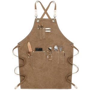 Delantales sin mangas de cocina personalizados para adultos Babero de limpieza duradero con logotipo bordado Impresión por sublimación para pintar - Product Image 2