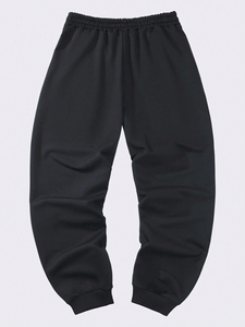 Custom Heavyweight 100% Cotton Sweatpants High Quality <b>Jogger</b> Loose <b>Stacked</b> Wide Leg Pants Vintage Men Sweatpants - Product Image 3