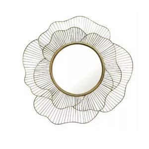 Luxurious <b>Wall</b> <b>Mirror</b> Decorative High Standard Quality Latest Arrival Designer <b>Wall</b> Hanging <b>Mirror</b> <b>Gold</b> Color Office Decoration - Product Image 6