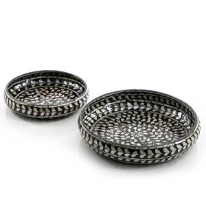 โรงงานขายส่งหรูหรารอบชามช็อคโกแลต MOP ฝัง Handcrafted ถาดเป็นมิตรกับสิ่งแวดล้อม Ramadan คารีมวันหยุด Gifting อาหารเย็น - Product Image 6