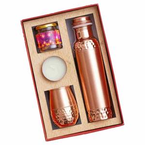 <b>Copper</b> Bottle <b>Gift</b> Combo Elegant and Durable Perfect for Enhancing Your Hydration and Gifting Options - Product Image 1