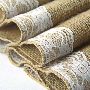 Bán buôn cổ điển Mộc mạc tiệc cưới trang trí bảng Runner Khăn trải bàn tiệc cưới trang trí nhà ăn 33*275cm - Product Image 6