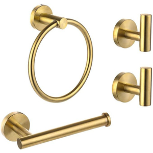 Soporte de papel higiénico de Metal negro, accesorio de baño montado en la pared, soporte dispensador de rollo de diseño moderno duradero a prueba de herrumbre - Product Image 4