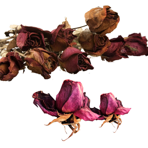 ดอกกุหลาบสีแดงแห้ง | ไม่มีสารเติมแต่งหรือสีเทียม - Product Image 5