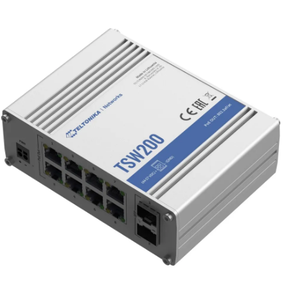 Teltonika tsw200 PoE + 8-Port <span class=keywords><strong>Gigabit</strong></span> <span class=keywords><strong>Ethernet</strong></span> chuyển đổi 1000 MB/giây 240W PoE + 200W 8x RJ45 & 2X SFP cho người tiêu dùng mạng - Product Image 1