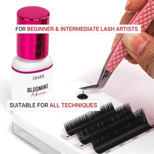 Blooming <b>Adhesive</b> Slow Dry Glue for <b>Lash</b> Extensions Private Label 5ml Sensitive Eyelash <b>Adhesive</b> <b>Lash</b> Tech Supplies Wholesale - Product Image 3