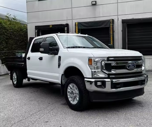 Exportation de véhicules d'occasion 2020 à faible kilométrage - Ford F-350 SD XLT SuperCrew 9 pieds, plateau plat, 4x4, conduite à gauche/droite, livraison mondiale - Product Image 3