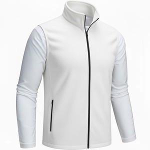 Gilet de sport léger pour homme avec logo personnalisé, imprimé, pour l'automne, pour la salle de sport, veste coupe-vent imperméable à manches longues, séchage rapide, coupe ajustée - Product Image 1