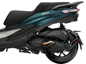 Piaggio Exclusivo Blu Oxygen Matt Scooter Motocicleta de alta velocidad 2025 0 M _ P 3 530 Hierro portátil de tres ruedas - Product Image 4