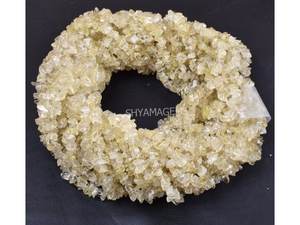 Cuentas de piedras preciosas sueltas sin cortar de Cuarzo rutilado dorado Natural para hacer joyas DIY, hebra, precio de fábrica - Product Image 4