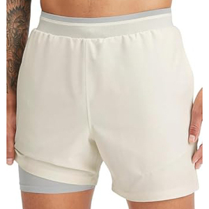 Échantillon gratuit vente en gros de shorts d'été pour hommes athlétiques de fitness shorts de jogging décontractés shorts de gymnastique à double couche de compression - Product Image 1