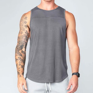 Camiseta Deportiva de Alta Calidad para Gimnasio, Tejida, para Correr, Fitness, Unisex, Corte Largo, Ajuste Regular, Chaleco Deportivo para Hombre - Product Image 6