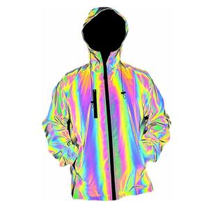 Venta al por mayor de alta calidad de la fábrica de suministro de los hombres chaqueta reflectante transpirable de manga larga chaquetas reflectantes - Product Image 2