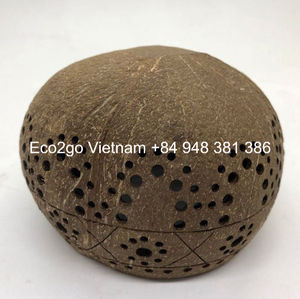 Big Hot <b>Coconut</b> Tealight Holder/ <b>Coconut</b> <b>Candle</b> Holder With Customized Logo/ <b>Coconut</b> <b>Candle</b> Holders From Vietnam - Product Image 5