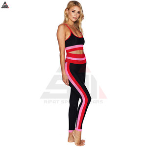 Conjunto de Yoga para Mujer, Talla Grande, Cintura Alta, Levanta Glúteos, Diseño de Malla Transpirable, con Efecto Push-Up - Product Image 3
