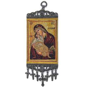 Figura cristiana icónica de 10 cm, decoración de pared, modelo 1717, hermoso acento de pared - Product Image 1