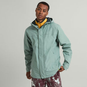 เสื้อแจ็คเก็ตซอฟต์เชลล์กันลมกันน้ำแบบซิปสำหรับผู้ชายรุ่นใหม่ เสื้อผ้าทำงานฤดูหนาวบุขนแกะพร้อมฮู้ด - Product Image 1