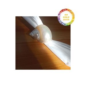 Porte-serviettes en coquillage exquis avec touche océanique pour tables à manger côtières fêtes restaurants hôtels et décor - Product Image 1