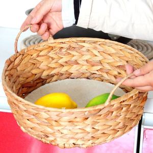 Hot Wholesale <b>Water</b> Hyacinth <b>Container</b> Fruit Basket, Multi Functional <b>Storage</b> and Organizer Basket Viettimecraft - Product Image 3