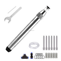 Boasta Pneumatique Sable Nail Pen Air Micro Sculpture Outil pour Bijoux Polissage Métal Verre Gravure Bijoux Outils et Équipement