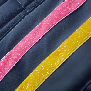 Tapis de selle équestre scintillant ombré avec doublure en maille à séchage rapide et bordure à double cordon - Product Image 5