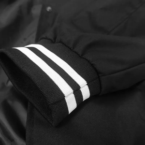 High Quality Custom Coated Satin Polyester Men's Bomber <b>Jacket</b> Plus Size Stand Collar Front Logo Placement OEM Custom Service - Product Image 6