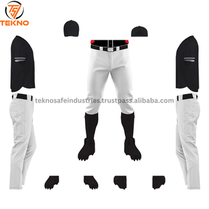 Conjuntos de uniformes de béisbol impresos con logotipo personalizado de alta calidad, venta al por mayor, color sólido, la mejor calidad, nuevos precios razonables, hechos en poliéster - Product Image 6