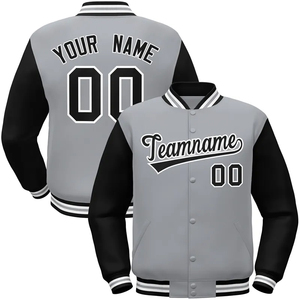 Vente en gros de manteaux Letterman au design personnalisé blousons bombardiers coupe-vent d'hiver pour adultes service OEM disponible - Product Image 1