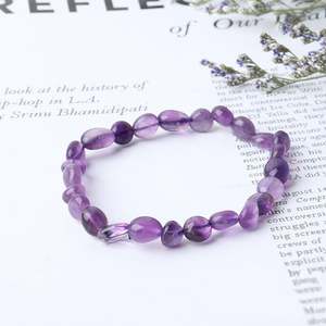 เจลิยา เซเรนิตี้สร้อยข้อมือยางยืดอเมทิสต์ธรรมชาติ-กำไลคริสตัล - Product Image 3