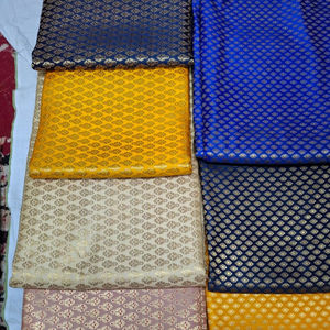 Hot <b>Sale</b> 100% Organic Silk Jacquard Brocade Fabric Traditional Chinese Dragon Pattern Printed with Metallic Yarn <b>for</b> Dresses - Product Image 1