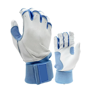 Nouveau Style professionnel léger longue manchette Softball Baseball gants de frappe flambant neuf en cuir gants de frappe - Product Image 1