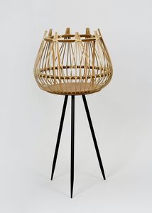 Cesta de ropa grande de ratán tejida a mano, cesta de hierba marina, macetas, maceta de algas marinas con asa, interior tejido a mano - Product Image 5