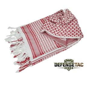 Shemagh Desert Bufanda, 100% Algodón Keffiyeh Cuello Cabeza Bufanda Wrap para Hombres Mujeres - Product Image 3
