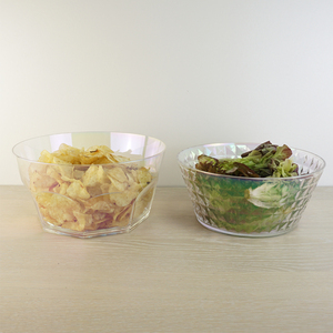 [Holar] ไต้หวันทําชามสลัดใสพลาสติกทรงกลมแตกหักขนาด 10 นิ้วสําหรับงานปาร์ตี้ - Product Image 6