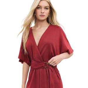 Mono Informal para Mujer con Logotipo en la Parte Delantera, 100% Algodón, Manga Corta, Cuello Redondo - Product Image 4