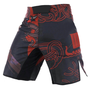 Pantalones Cortos MMA Unisex Personalizable Sublimado Diseño Algodón Poliéster Fighting Martial Art Wear MMA Shorts - Product Image 1