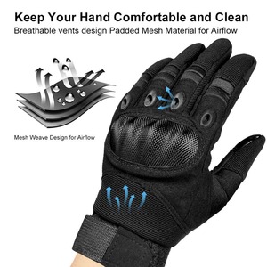 Guantes de Motocicleta de Alta Calidad al por Mayor, Guantes Táctiles para Motocicleta con Pantalla Táctil, Guantes Completos para Motocicleta, Pakistán - Product Image 5